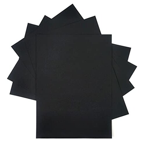 NOTI A4 220gsm Card - Solid Black (100 Sheets) 100% Recycled, 100% Made in UK*